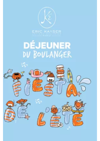 Prospectus Eric Kayser PARIS 13E : Nouvelle Menu