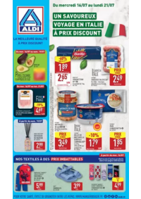 Prospectus Aldi Nemours : Un savoureux voyage en Italie à prix discount