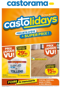 Prospectus Castorama VILLEMOMBLE : Castolidays, projets d'été à super prix !