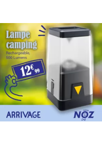Prospectus NOZ Saint-Genis-Pouilly : ARRIVAGE Lampe camping