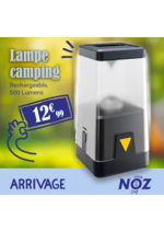 Promos et remises  : ARRIVAGE Lampe camping