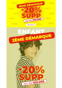 Prospectus Dégriff'Stock PLAN DE CAMPAGNE : Deuxième démarque soldes Jusqu'à -20%
