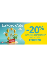 Prospectus Téléshopping Aulnay-sous-bois : -20% sur votre commande