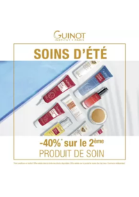 Prospectus Guinot NEUVILLE SUR SAONE : SOINS D'ÉTÉ