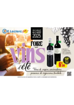 Prospectus E.Leclerc : FOIRE AUX VINS ETE