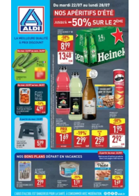 Prospectus Aldi Charolles : Nos apéritifs jusqu'à -50% sur le 2ème