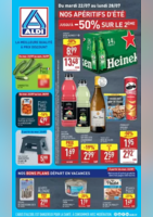 Nos apéritifs jusqu'à -50% sur le 2ème - Aldi