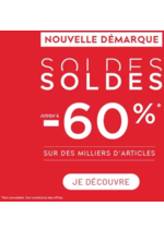 Promos et remises  : SOLDES jusqu'à -60 %