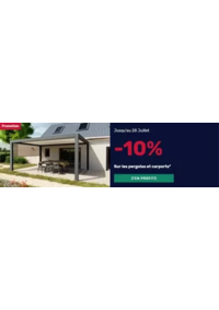 Prospectus K par K AVIGNON : -10% de remise sur les pergolas et les carports