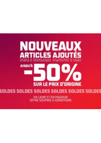 Prospectus Foot Locker Claye-Souilly : SOLDES jusqu'à -50 %