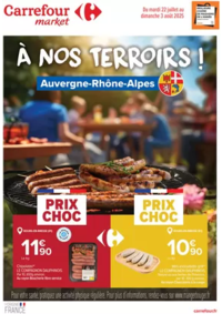 Prospectus Carrefour Market AYTRE : A NOS TERROIRS ! AUVERGNE RHÔNE-ALPES