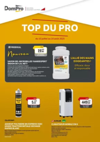 Prospectus Dompro ST CLAUDE : Top Du Pro