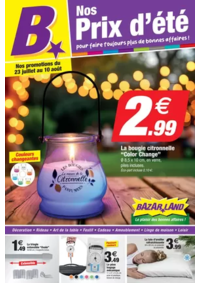 Prospectus Bazarland PONTCHARRA : Nos prix d'été