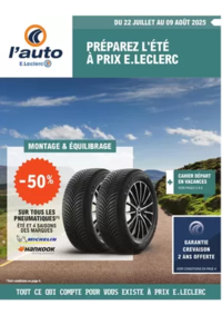 Prospectus L'auto E.Leclerc BOIS D'ARCY : THEMATIQUE ETE 2
