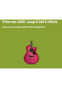 Prospectus CIC ST POL DE LEON : Prime bac 2025 : jusqu'à 160 € offerts