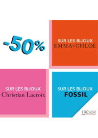 Prospectus Trésor Bijoux VILLIERS : Catalogue Trésor Bijoux