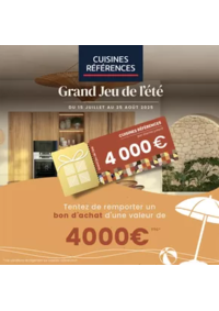 Prospectus Cuisines références BEAUPREAU : Le grand jeu de l'été est lancé !