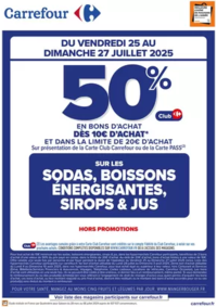 Prospectus Carrefour city PARIS 42 avenue de la Motte Picquet : BON D’ACHAT EXCLUSIF
