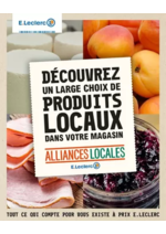 Prospectus E.Leclerc : Découvrez un large choix de produits locaux dans votre magasin