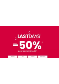 Prospectus Okaïdi CANNES : Last days jusqu'à -50%