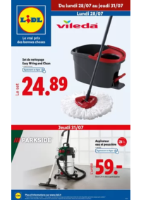 Prospectus Lidl OLONNE SUR MER : Découvrez une sélection de produits de sport, ménage et ameublement en supermarché Lidl !