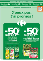 Prospectus Carrefour Contact : J'PEUX PAS, J'AI PROMOS !