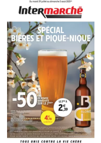 Prospectus Intermarché Super Civens : BIERES/PIQUE-NIQUE