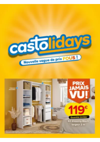 Prospectus Castorama VITROLLES : Castolidays - Nouvelle vague de prix fous !