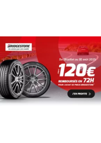 Prospectus Profil + LE HAILLAN : Jusqu’à 120€ remboursés avec BRIDGESTONE chez Profil Plus !