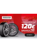Prospectus  : Jusqu’à 120€ remboursés avec BRIDGESTONE chez Profil Plus !