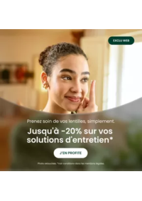 Prospectus Général d'Optique TOULON : Jusqu'à -20% sur une sélection de solutions d'entretien"