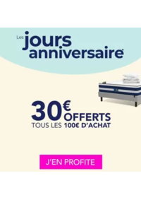 Prospectus La Compagnie du Lit Herblay : Les jours Anniversaire