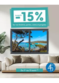 Prospectus Tryba : Jusqu’à -15% cet été, sur les fenêtres, portes, volets et pergolas !