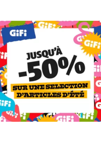 Prospectus Gifi BOLLENE : OFFRE VIP : jusqu'à -50% sur une sélection d'articles d'été !