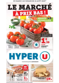Prospectus Hyper U COMBOURG : Le marché à prix bas!