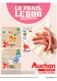Prospectus Auchan Supermarché Launaguet : Le frais, le bon moins cher