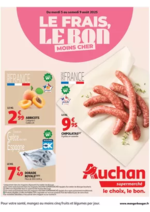 Prospectus Auchan Supermarché : Le frais, le bon moins cher