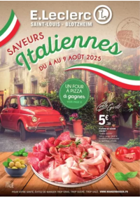 Prospectus E.Leclerc BLOTZHEIM : Semaine Italienne #2