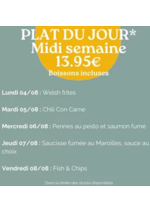 Promos et remises  : Plat Du Jour