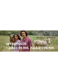 Prospectus Mise Au Green OBERNAI : OFFRE POLOS 1 polo = 69,90€, 2 polos = 99,90€
