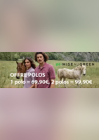OFFRE POLOS 1 polo = 69,90€, 2 polos = 99,90€ - Mise au green