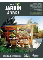 Prospectus Point Vert : Votre jardin à vivre