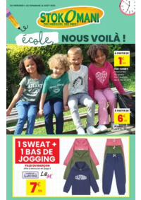 Prospectus Stokomani Toulouse : 1 SWEAT + 1 BAS DE JOGGING