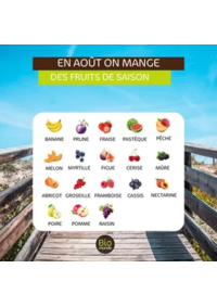 Prospectus Biomonde Marmande : Aout fruits & legumes