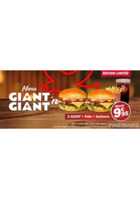 Prospectus Quick PAU : Menu Giant’N Giant