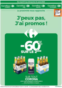 Prospectus Carrefour GRUCHET LE VALASSE : J'PEUX PAS J'AI PROMOS DU 12 AU 24 AOÛT