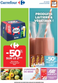 Prospectus Carrefour GRUCHET LE VALASSE : PRODUITS LAITIERS & VÉGÉTAUX