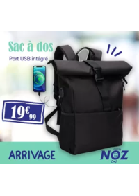 Prospectus NOZ Tergnier : ARRIVAGE Sac à dos