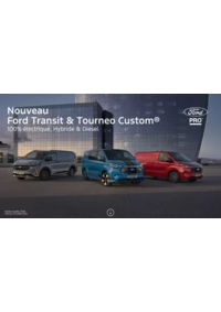 Prospectus Ford SAINT DIE : Ford Nouveau Transit Custom 