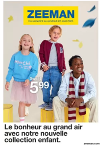 Prospectus Zeeman Carpentras : Le bonheur au grand air avec notre nouvelle collection enfant.